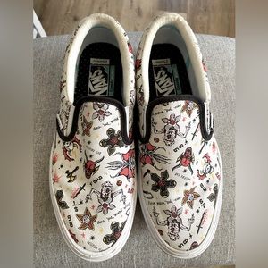Vans Stranger Things slip ons